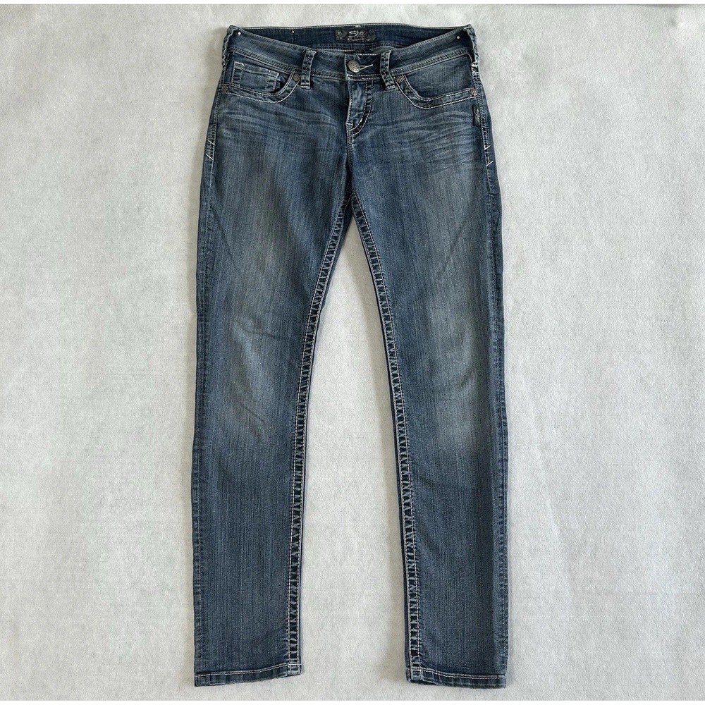 Silver Jeans Co. Suki Skinny Jeans - Women's 28x31 - Stretch Medium Wash